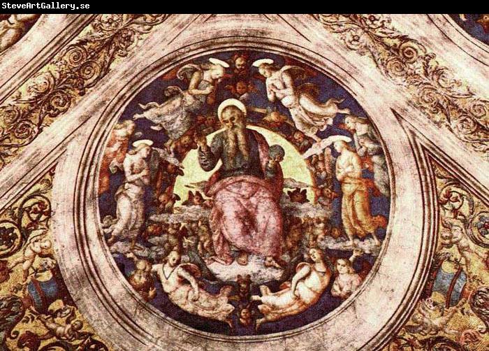 Pietro Perugino God the Creator and Angels